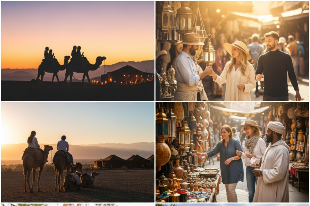 Illustration of Family Holidays Morocco: Best Kid-Friendly Tours & Unforgettable Activities