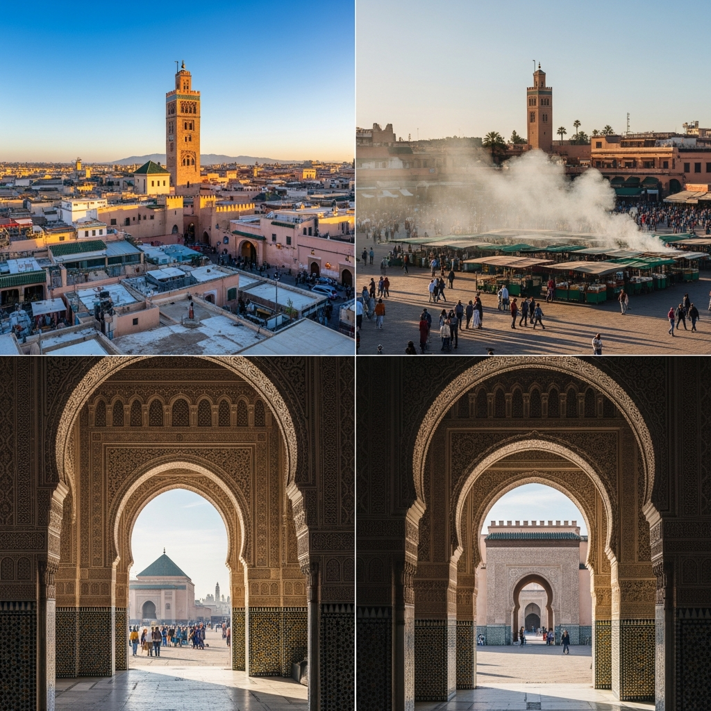 Illustration of Imperial Cities Tour: Unforgettable Morocco Itinerary (Fes, Marrakech & More)
