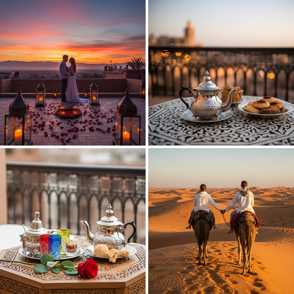 Illustration of Morocco Honeymoon: The Perfect, Unforgettable Romantic Itinerary