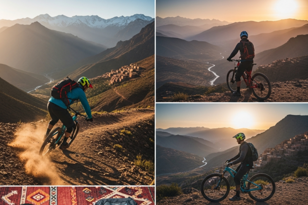 Illustration of Morocco Mountain Biking: Stunning High Atlas Trails & Essential Gear