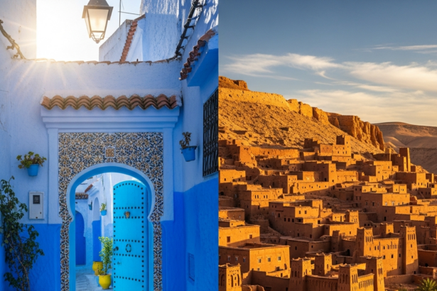 Illustration of Morocco Photography Route: Stunning Blue to Ochre - The Best Tour