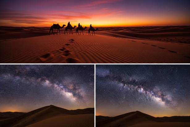Illustration of Sahara Desert Tours: Unforgettable Treks & Stunning Starry Nights