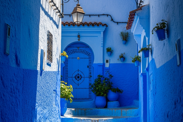 Illustration of Chefchaouen Guide: Stunning Blue City - Best Spots & Photo Tips