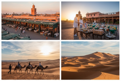 Illustration of Family Holidays Morocco: Best Kid-Friendly Tours & Unforgettable Activities