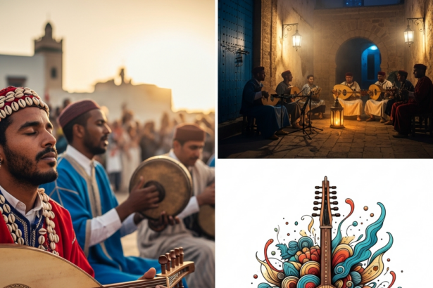 Illustration of Gnawa Music Essaouira: Best Festival & Workshops - An Unforgettable Experience