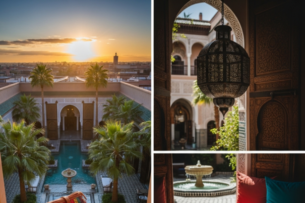 Illustration of Luxury Riads Morocco: Discover Stunning & Affordable Stays