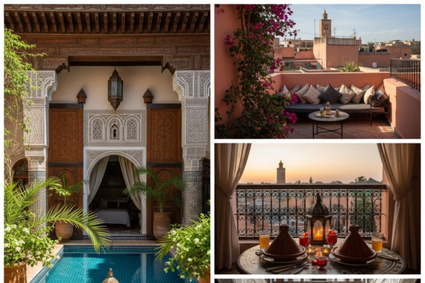Illustration of Marrakech Honeymoon Riads: Best & Most Romantic Riads for Couples