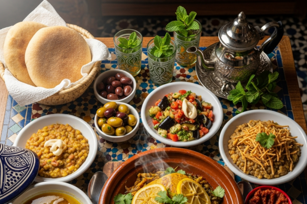 Illustration of Northern Morocco Food: Discover the Best & Unique Flavors of Tetouan