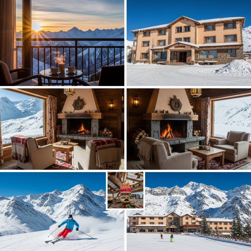 Illustration of Oukaïmeden Ski Hotels: Stunning Mountain Accommodation & Affordable Deals