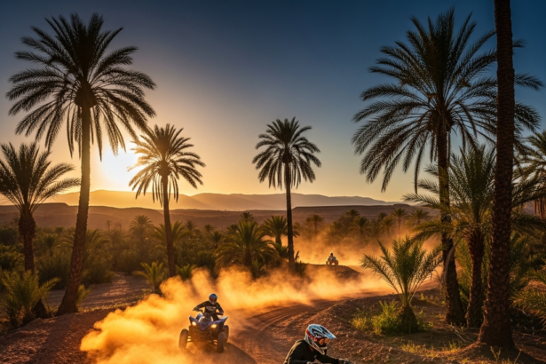 Illustration of Quad Biking Marrakech: Unforgettable Adventure in Palm Groves | Best Guide