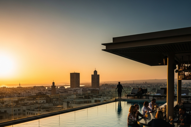 Illustration of Rabat Hotels Rooftop: 7 Stunning Hotels with Breathtaking Views