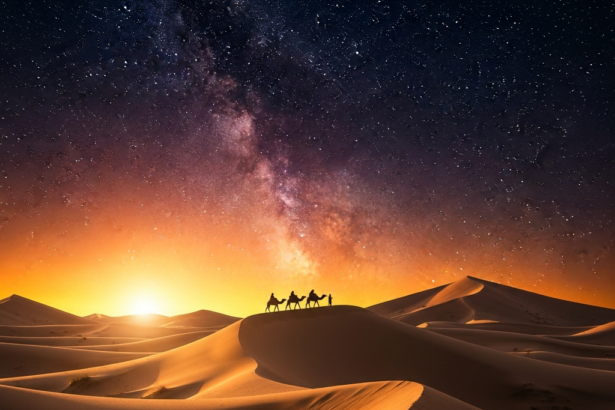 Illustration of Sahara Desert Tours: Your Ultimate Guide to Breathtaking Treks & Stars